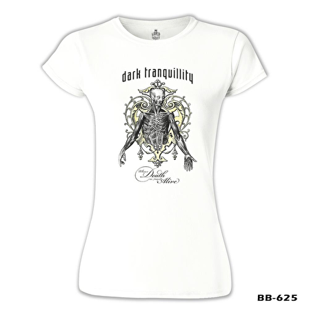 Dark Tranquillity - Death Alive Beyaz Bayan Tshirt
