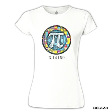 Matematik - Pi 15 Beyaz Bayan Tshirt