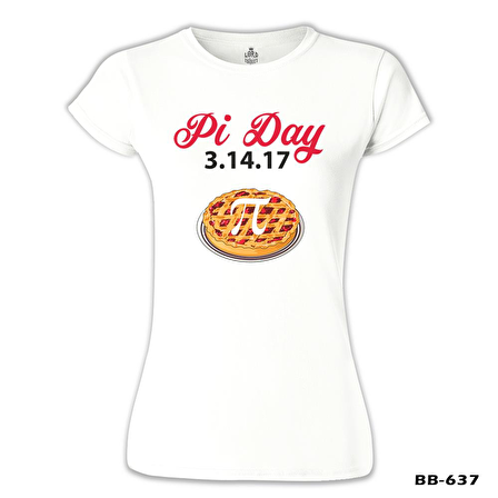 Matematik - Pi 24 Beyaz Bayan Tshirt