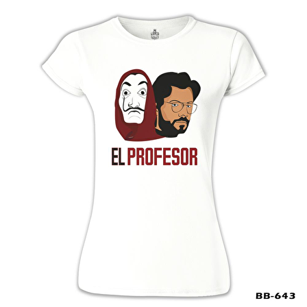 La Casa De Papel - Perfecto Beyaz Bayan Tshirt