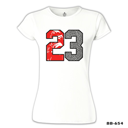 Basketball - Jordan  Beyaz Bayan Tshirt