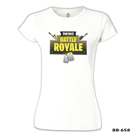 Fortnite - Battle Royale Beyaz Bayan Tshirt