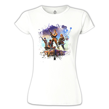 Fortnite - Station Beyaz Bayan Tshirt
