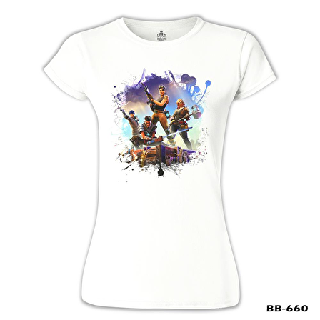 Fortnite - Station Beyaz Bayan Tshirt