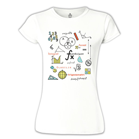 Matematik - İntegral Beyaz Bayan Tshirt