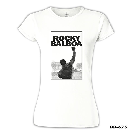 Rocky Balboa - Win Beyaz Bayan Tshirt