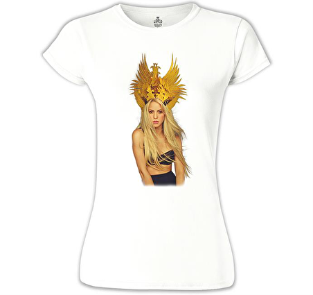 Shakira - Comme Moi Beyaz Bayan Tshirt