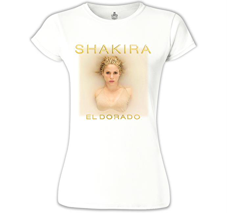 Shakira - Nada Beyaz Bayan Tshirt