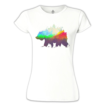 Natür Vald Beyaz Bayan Tshirt