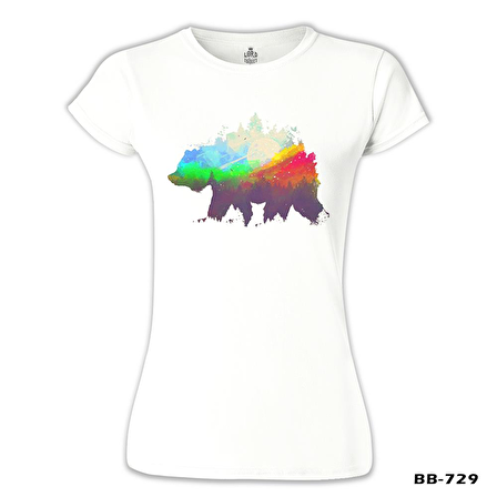 Natür Vald Beyaz Bayan Tshirt