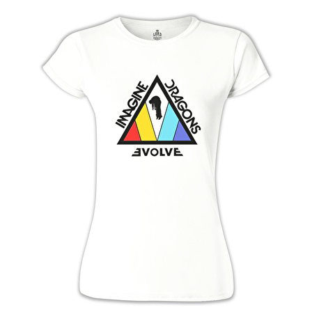 Imagine Dragons - Tri Beyaz Bayan Tshirt
