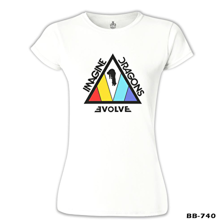 Imagine Dragons - Tri Beyaz Bayan Tshirt