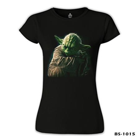 Star Wars - Yoda 3 Siyah Bayan Tshirt