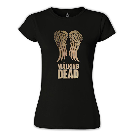 The Walking Dead - Wings Siyah Bayan Tshirt