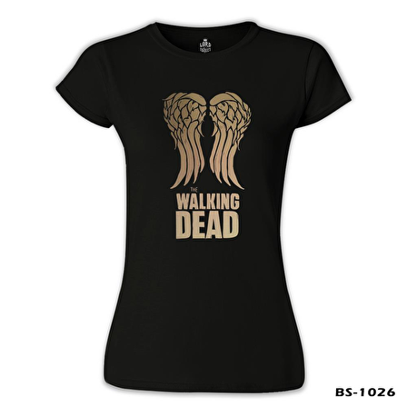 The Walking Dead - Wings Siyah Bayan Tshirt