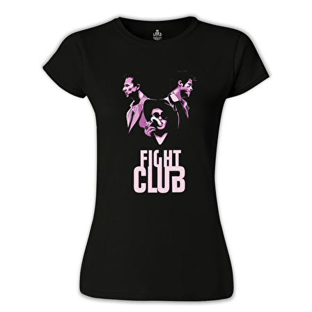Fight Club - Smoky Siyah Bayan Tshirt