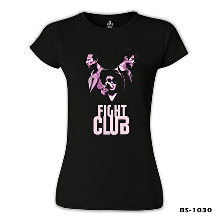 Fight Club - Smoky Siyah Bayan Tshirt