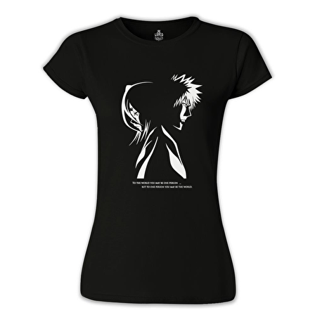 Bleach - The One  Siyah Kadın Tshirt