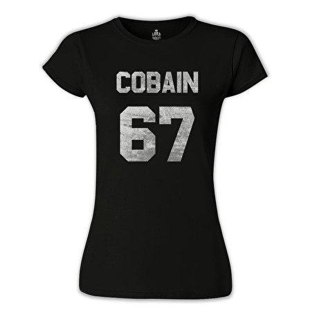 Kurt Cobain - 67 Siyah Bayan Tshirt