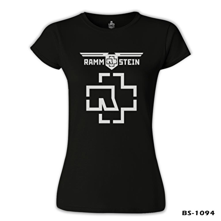 Rammstein - Logo Siyah Bayan Tshirt