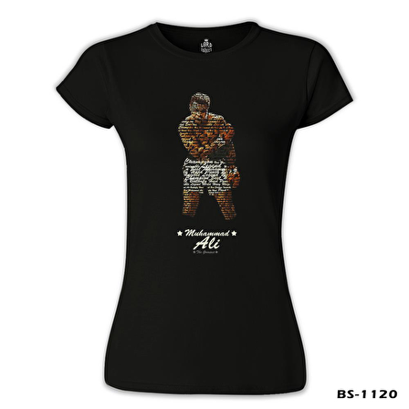 Muhammad Ali - Hard Punch Siyah Bayan Tshirt