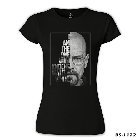 Breaking Bad - Who Knocks Walter White Siyah Kadın Tshirt