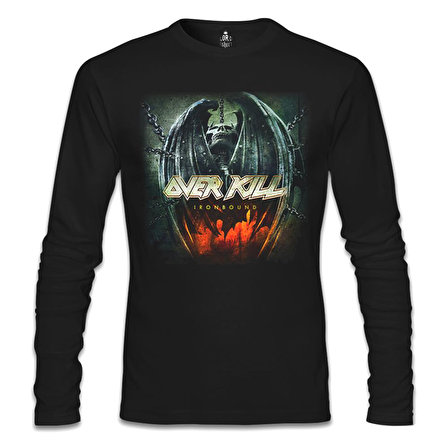 Overkill - Iron Bound Siyah Erkek Sweatshirt