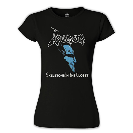 Venom - Skeletons in the Closet Siyah Bayan Tshirt