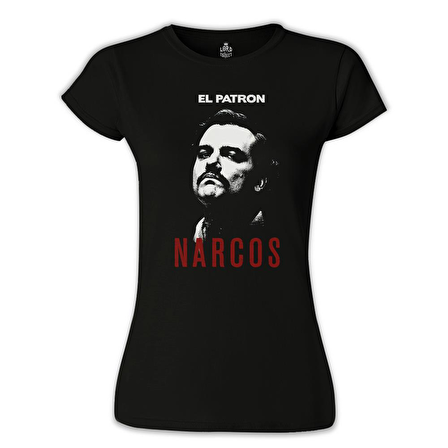 Narcos - El Patron Siyah Bayan Tshirt