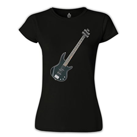 Gitar - Bass Siyah Bayan Tshirt