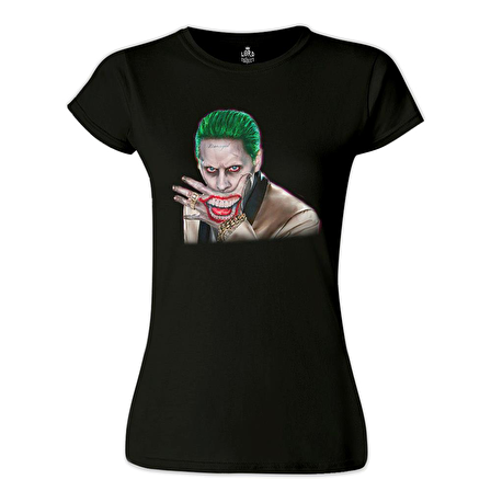 Suicide Squad - Joker Hand Siyah Bayan Tshirt