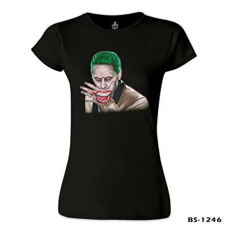 Suicide Squad - Joker Hand Siyah Bayan Tshirt