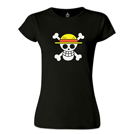 One Piece - Logo Siyah Bayan Tshirt