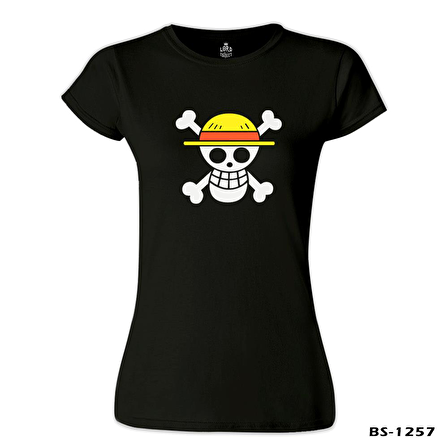 One Piece - Logo Siyah Bayan Tshirt