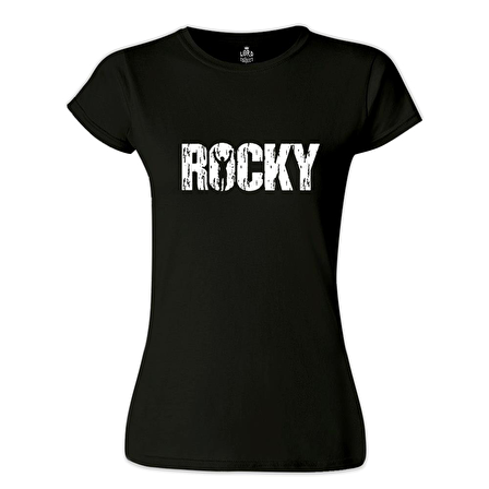 Rocky - Win Siyah Bayan Tshirt