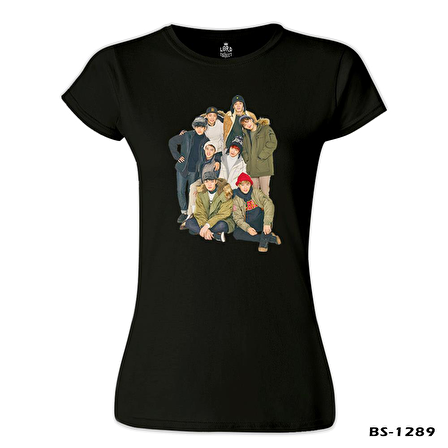 Exo - All Siyah Bayan Tshirt