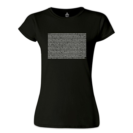 Matematik - Pi 0 Siyah Bayan Tshirt