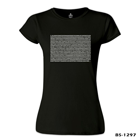 Matematik - Pi 0 Siyah Bayan Tshirt