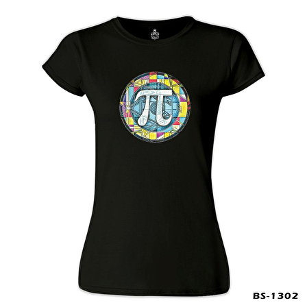 Matematik - Pi 5 Siyah Bayan Tshirt
