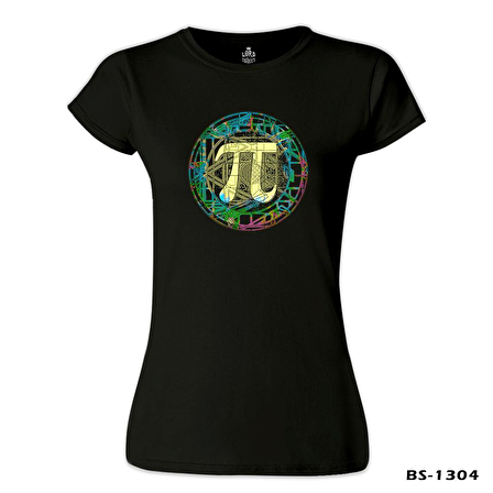 Matematik - Pi 7 Siyah Bayan Tshirt