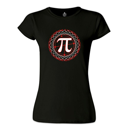 Matematik - Pi 9 Siyah Bayan Tshirt