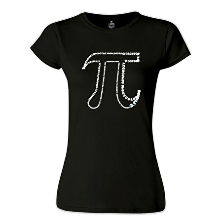 Matematik - Pi 14 Siyah Bayan Tshirt