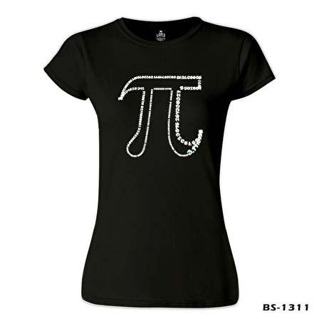 Matematik - Pi 14 Siyah Bayan Tshirt