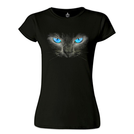 Kedi II Siyah Bayan Tshirt