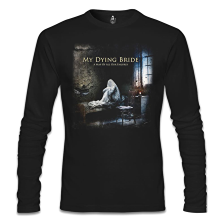 My Dying Bride - The Map Siyah Erkek Sweatshirt
