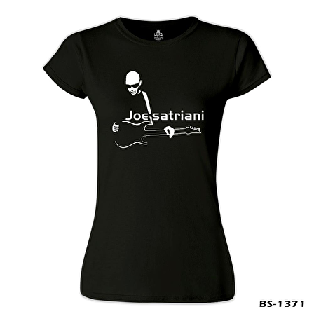 Joe Satriani - Gitar Siyah Bayan Tshirt