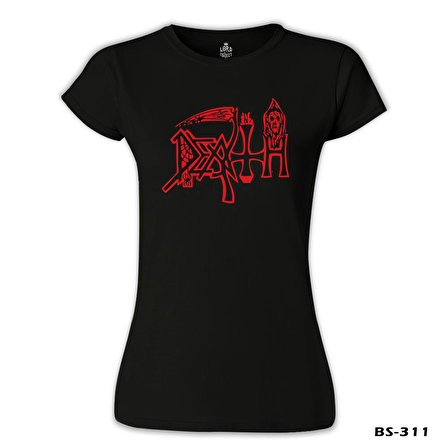 Death - Logo Siyah Bayan Tshirt