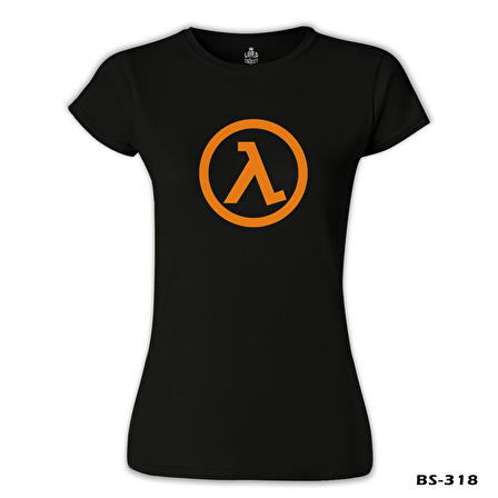 Half Life - Logo Siyah Bayan Tshirt