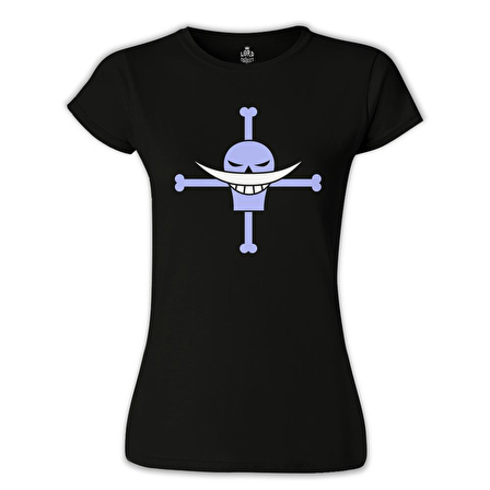 One Piece - Roger Siyah Bayan Tshirt
