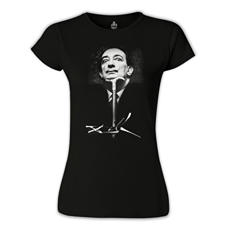 Salvador Dali Siyah Bayan Tshirt
